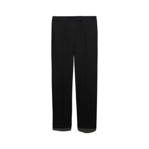 Slim Trousers With Turn-Ups