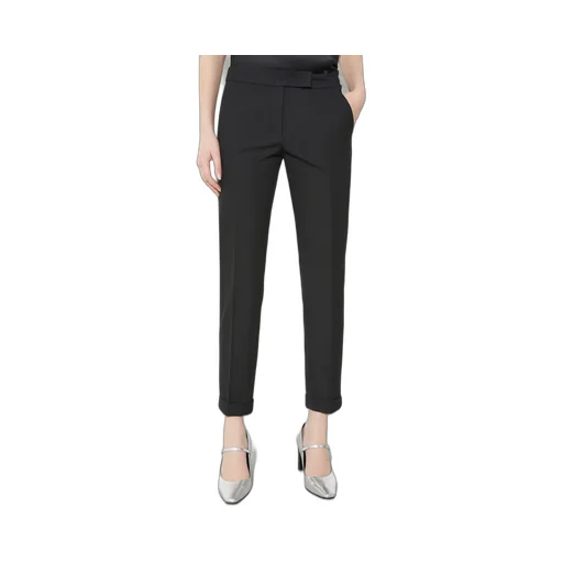 Slim Trousers With Turn-Ups