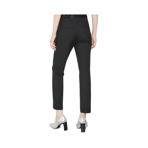 Slim Trousers With Turn-Ups