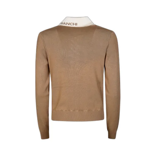Elisabetta Franchi Shiny Bands Knit Jacket