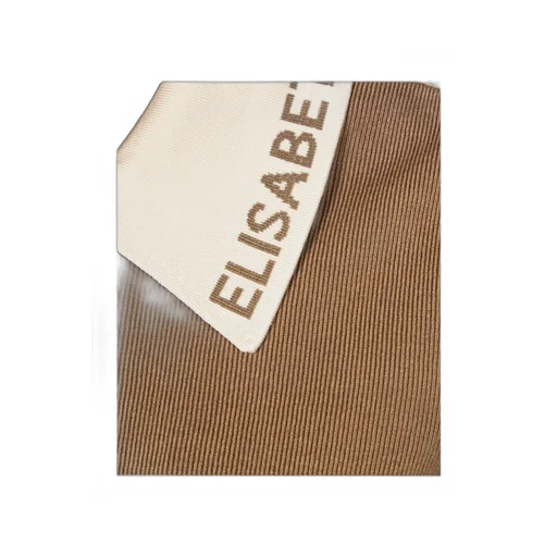 Elisabetta Franchi Shiny Bands Knit Jacket