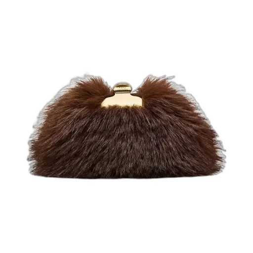 Marc Jacobs The Faux Fur Glam Small Clutch Bag