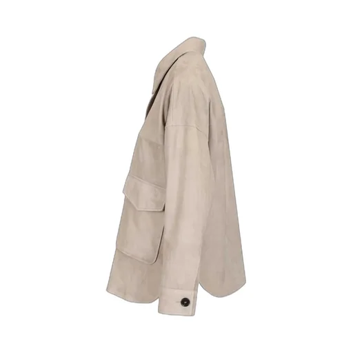 Arma Kaylee Suede Patch-Pocket Jacket