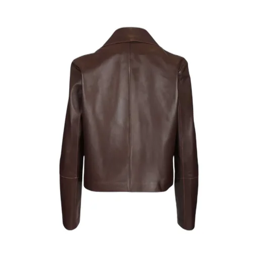 Arma Emy Cropped Leather Jacket