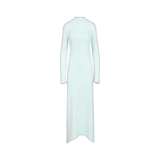 Tom Ford	Long-Sleeved Open-Back Train Gown