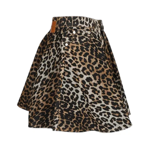 Leopard Print Skirt