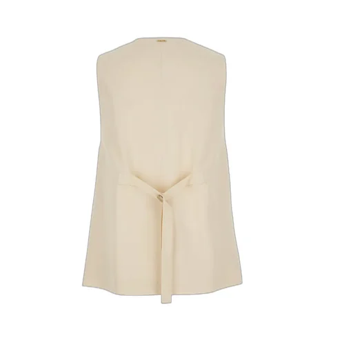 Twinset V-Neck Buttoned Vest