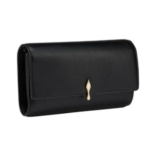 Snap-Fastening Clutch Bag