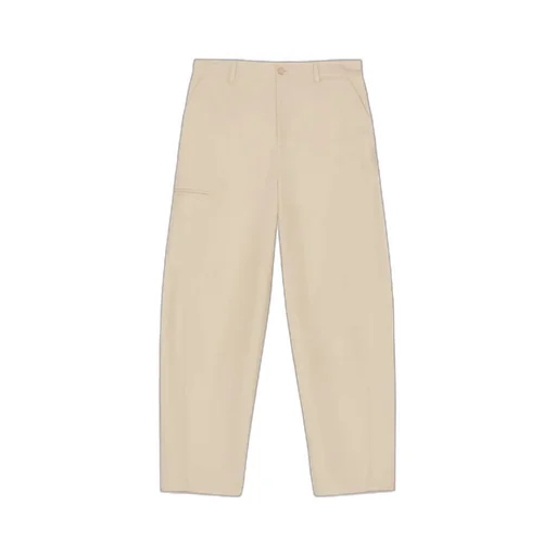 Couture Seam Trousers In Cotton With Givenchy Paris Patch