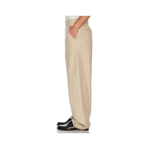 Couture Seam Trousers In Cotton With Givenchy Paris Patch