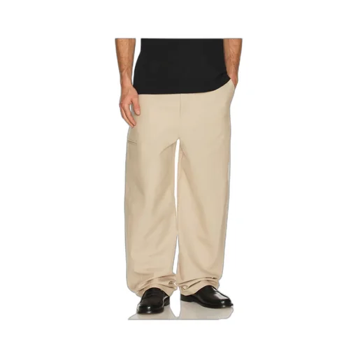 Couture Seam Trousers In Cotton With Givenchy Paris Patch