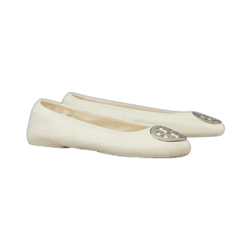 Tory Burch Logo Plaque Flat Shoes