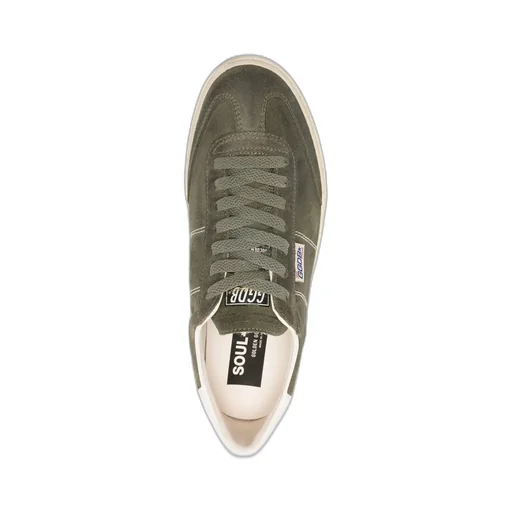 Soul Star Contrasting-Trim Sneakers
