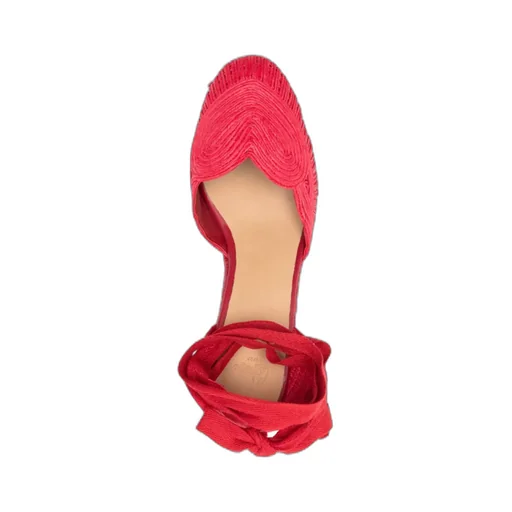 Straw-Woven Wedge Heels