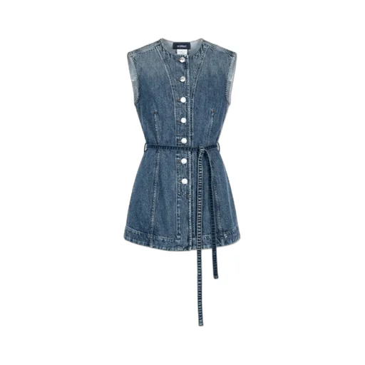Sleeveless Denim Vest