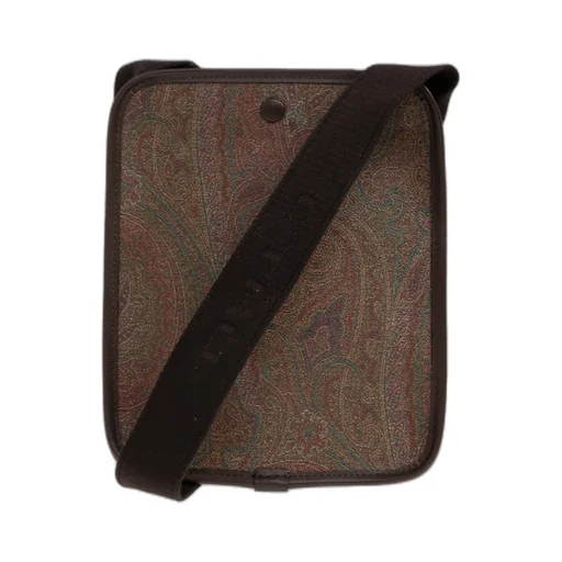 Etro Paisley Canvas Shoulder Bag