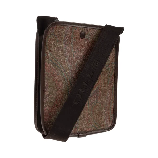 Etro Paisley Canvas Shoulder Bag