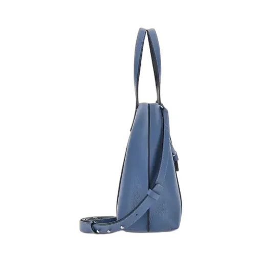 Hogan Logo Embossed Top Handle Bag