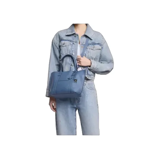 Hogan Logo Embossed Top Handle Bag