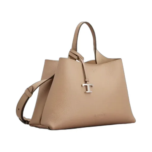 Tod's Logo Printed Small Tote Bag