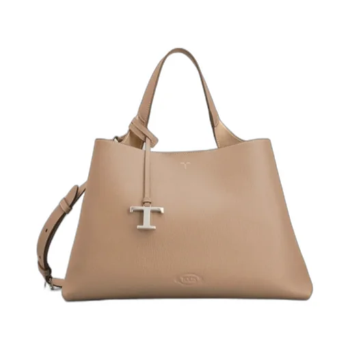 Tod's Logo Embossed Top Handle Bag