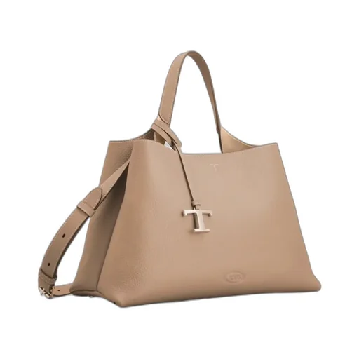Tod's Logo Embossed Top Handle Bag