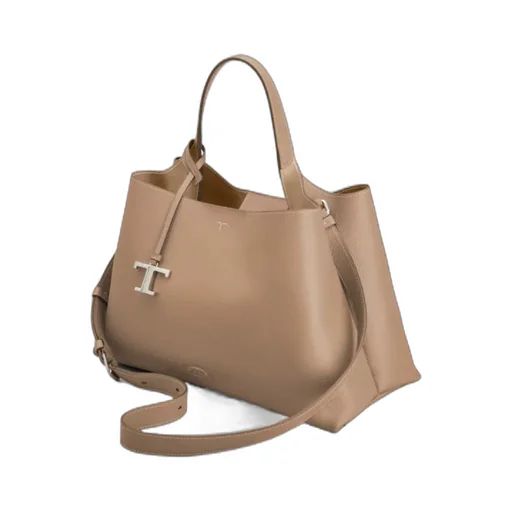 Tod's Logo Embossed Top Handle Bag
