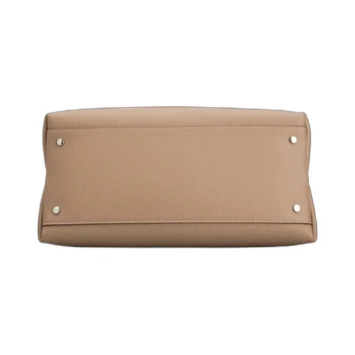 Tod's Logo Embossed Top Handle Bag