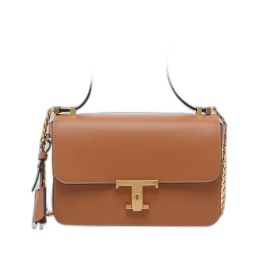 Tod's Logo Plaque Shoulder Bag