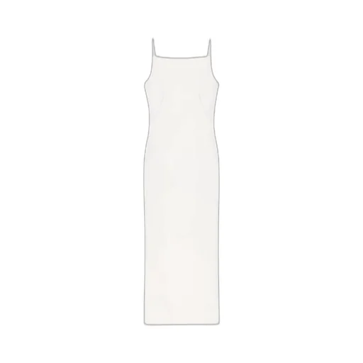 Givenchy	Crepe Cady Sliced Long Dress