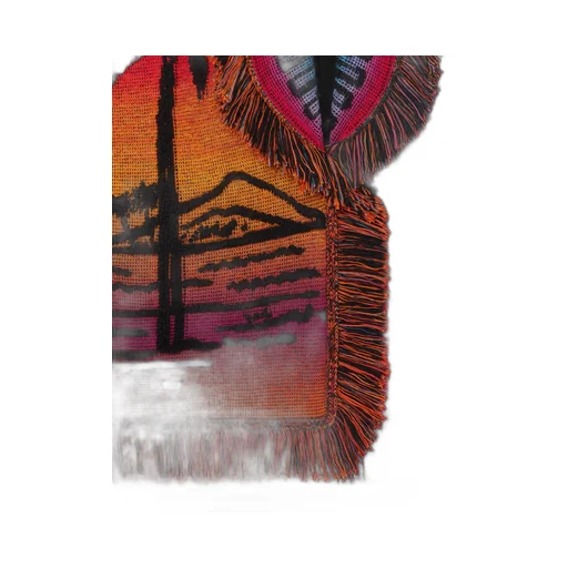 Sunset Stories Fringed Cardi-Coat