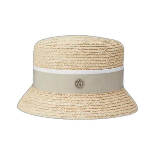 Maison Michel New Kendall Logo-Plaque Bucket Hat
