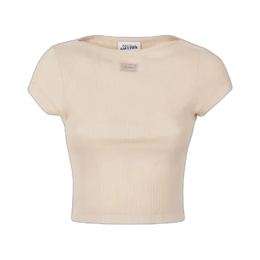 Ribbed Short-Sleeved T-Shirt