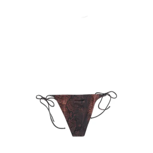 Jean Paul Gaultier Printed String Bikini Set