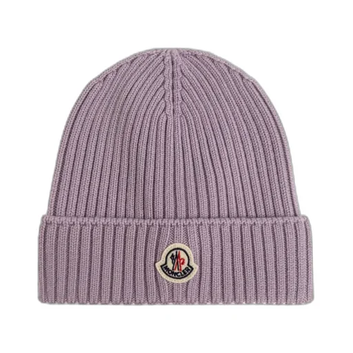 Moncler Enfant Logo Patch Beanie