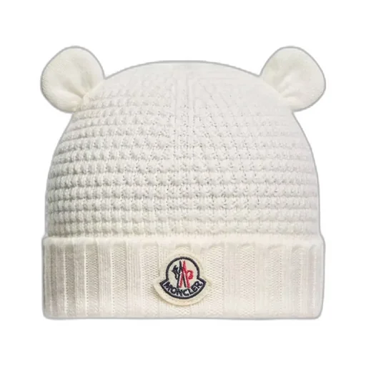Moncler Enfant Teddy Bear Ears Beanie