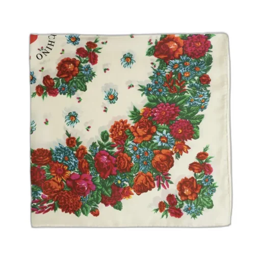 Moschino Floral Print Scarf