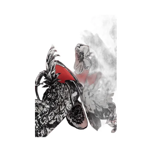 Moschino Illustrated Print Scarf