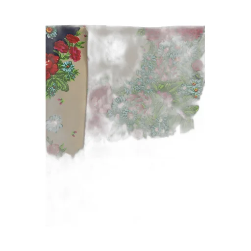 Moschino Floral Print Silk Scarf