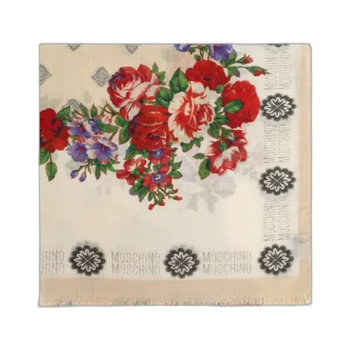 Moschino Floral Printed Scarf