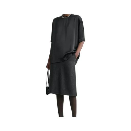 Slit Midi Skirt