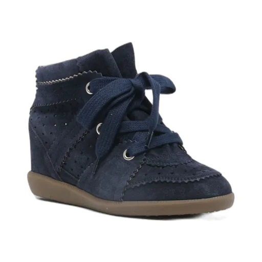 Isabel Marant Bobby Lace-Up Wedge Sneakers
