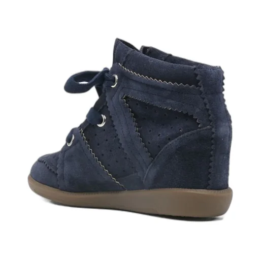 Isabel Marant Bobby Lace-Up Wedge Sneakers