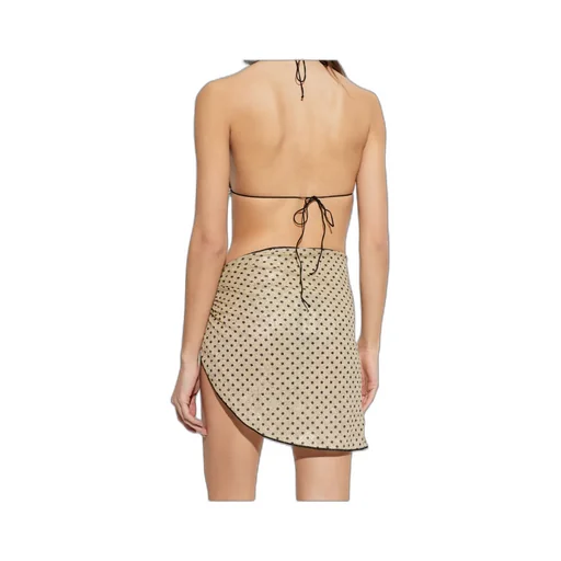 Polka Dot Floral Beachwear