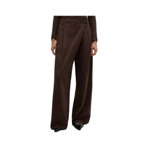 Flock Check Cross-Over Trousers