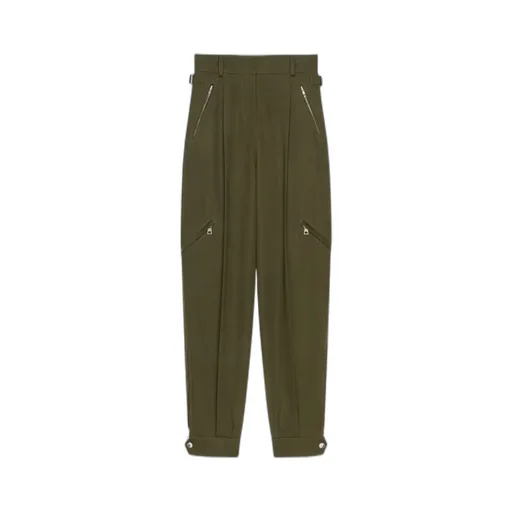 Givenchy Zip-Detailed Pleated Trousers