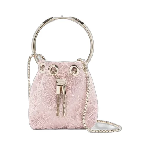Jimmy Choo Lace Top Handle Bag