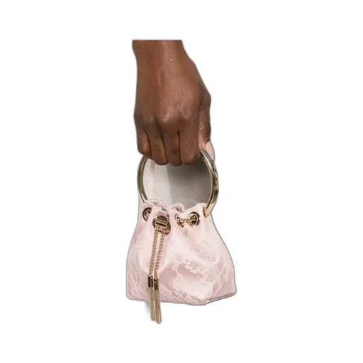 Jimmy Choo Lace Top Handle Bag