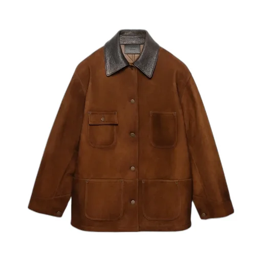 Suede Caban Jacket