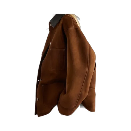 Suede Caban Jacket